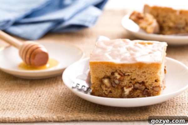 Honey Nut Snack Cake