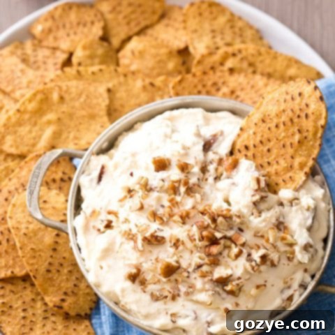 Maple Pecan Cheesecake Dip