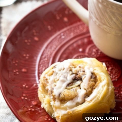 Puff Pastry Cookie Dough Cinnamon Rolls (Small Batch)