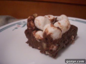Delicious Rocky Road Fudge squares