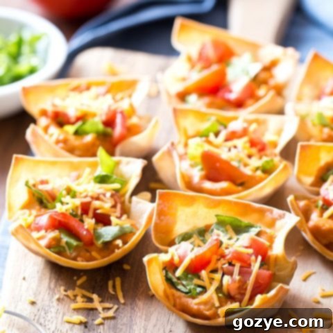 Buffalo Chicken Wonton Bites 6 Buffalo Chicken Wonton Cups