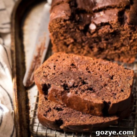 Double Chocolate Banana Bread