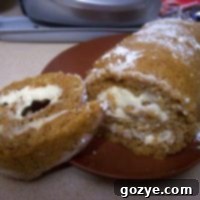 Pumpkin Roll Cake