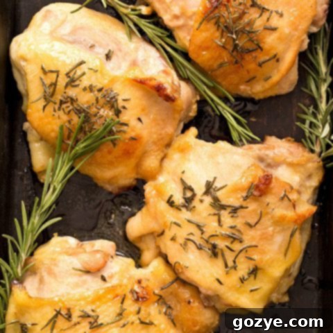 Honey Mustard Chicken Thighs (Dinner For Two)