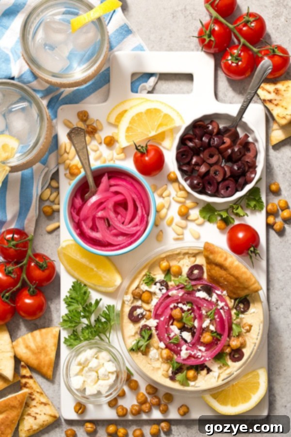 Quick Pickled Red Onions 2 Pickled Red Onions and Hummus Bar