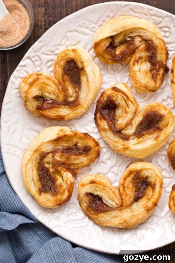 Apple Butter Palmiers made with 4 ingredients