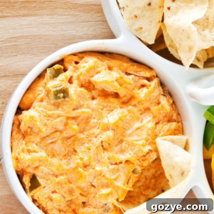 Irresistible Buffalo Chicken Dip 5 Buffalo Chicken Dip in white bowl
