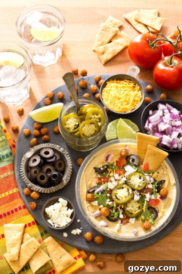 Quick Pickled Jalapenos and Taco Hummus Bar