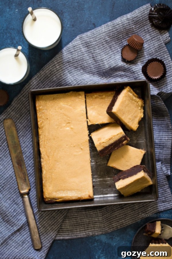 Peanut Butter Swirl Cheesecake Brownies 2 Peanut Butter Cheesecake Brownies with peanut butter cups