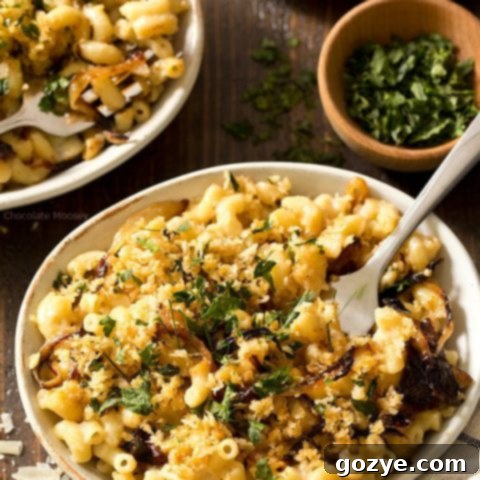 French Onion Macaroni and Cheese