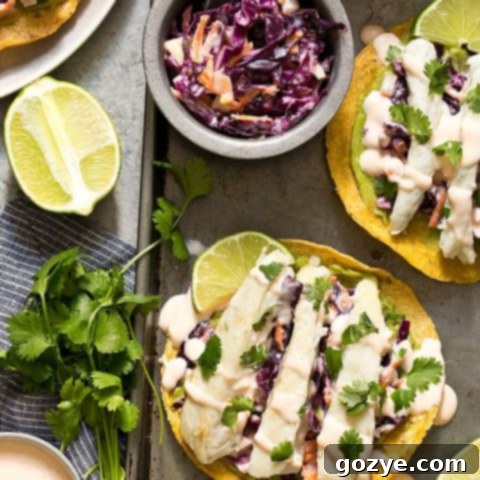 Sweet Chili Fish Tostadas