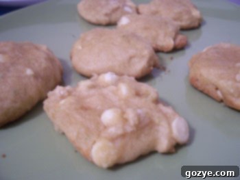 Rum batch cookies, baked nicely