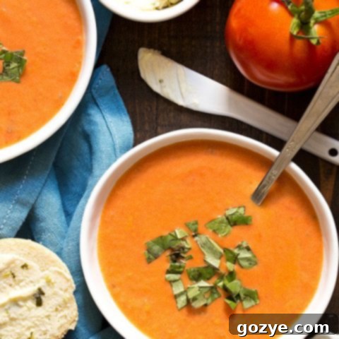 Homemade Tomato Soup For Two