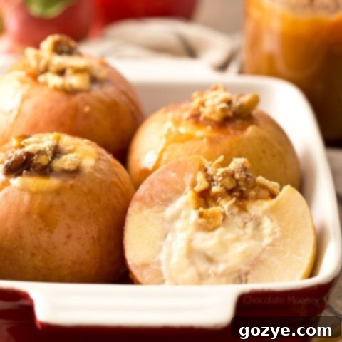 Cheesecake Stuffed Apples