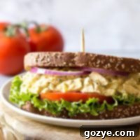 Garlic Hummus Chicken Salad Sandwiches