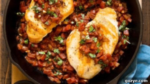 Balsamic Tomato Skillet Chicken Dinner for Two