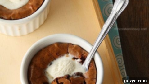 Deep Dish Hot Fudge Brownie Sundaes For Two