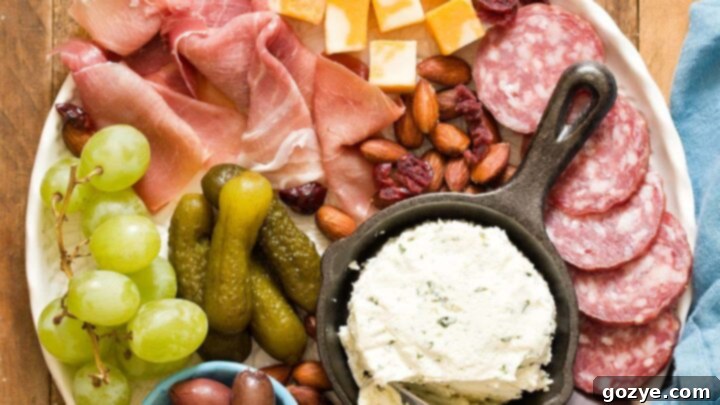 Charcuterie Board For Two - Easy Date Night Appetizer