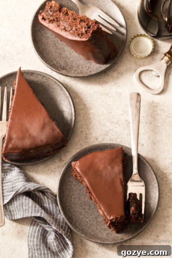 8 Inch Chocolate Stout Cake