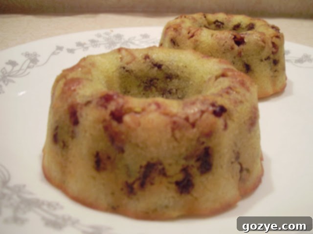Freshly baked Bahama Rum Cakes in mini bundt pans