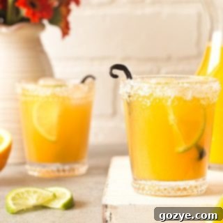 Orange Vanilla Margaritas (Small Batch)