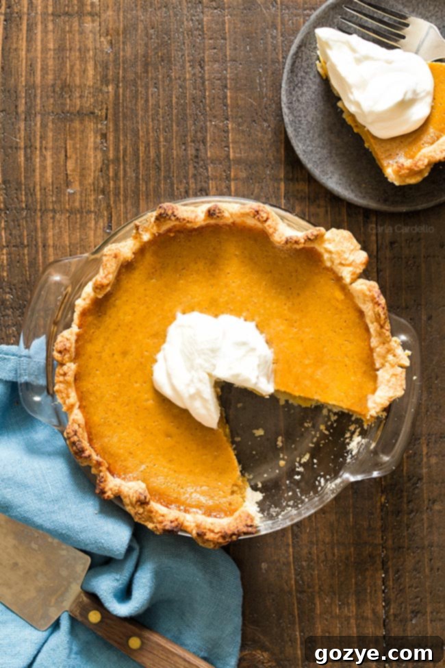 Small Pumpkin Pie, perfect for a Thanksgiving for two.
