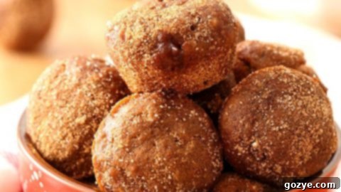 Apple Butter Baked Doughnut Holes