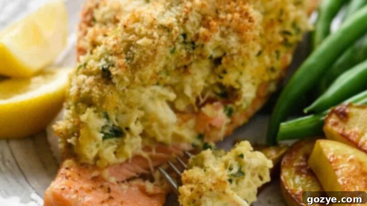 Crab Stuffed Salmon Recipe