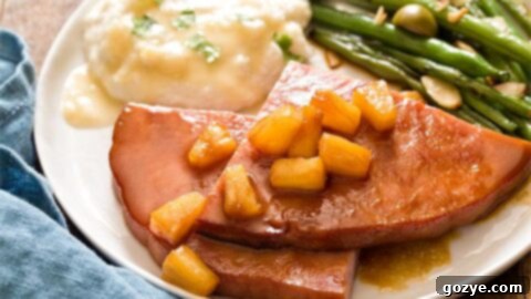 Honey Glazed Ham Steak Recipe