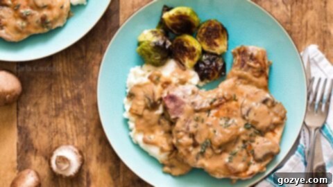 Pork Chops with Mushroom Gravy