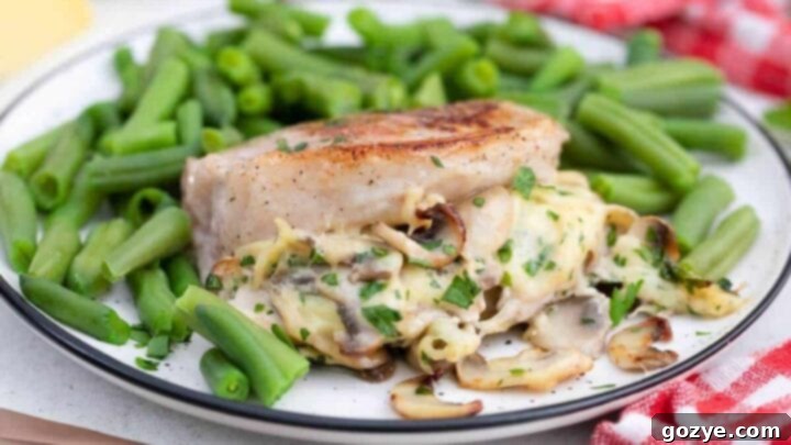 Baked Stuffed Pork Chops