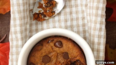 Single Serve Pumpkin Cookie