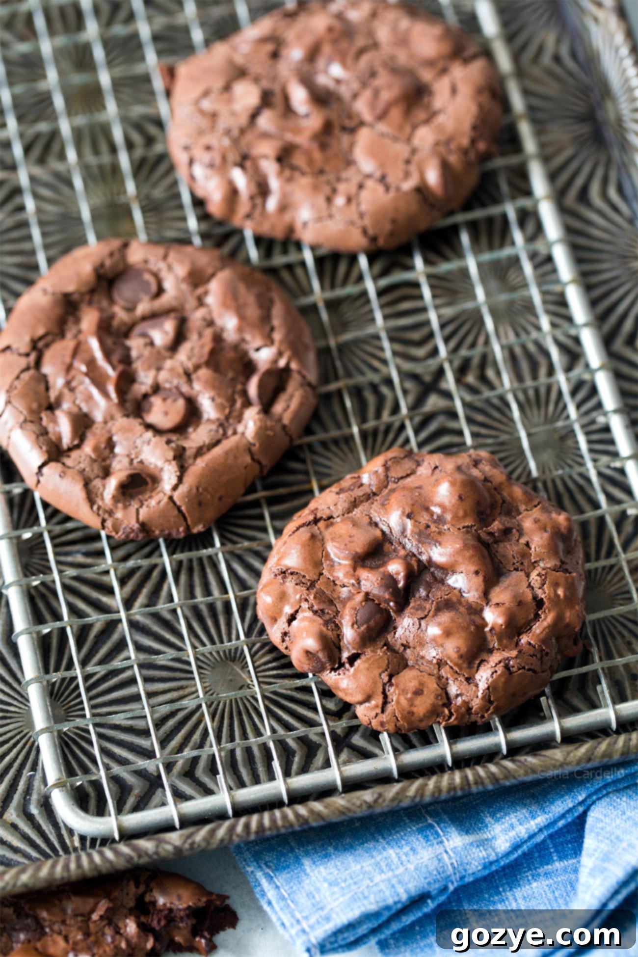 Small Batch Flourless Chocolate Cookies