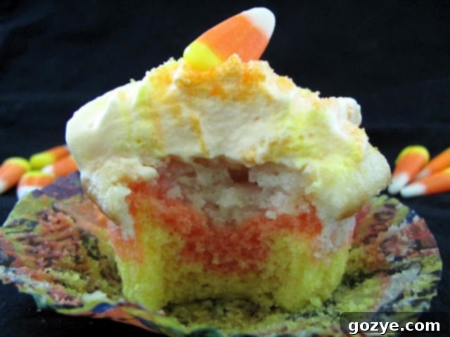 Candy Corn Cupcakes