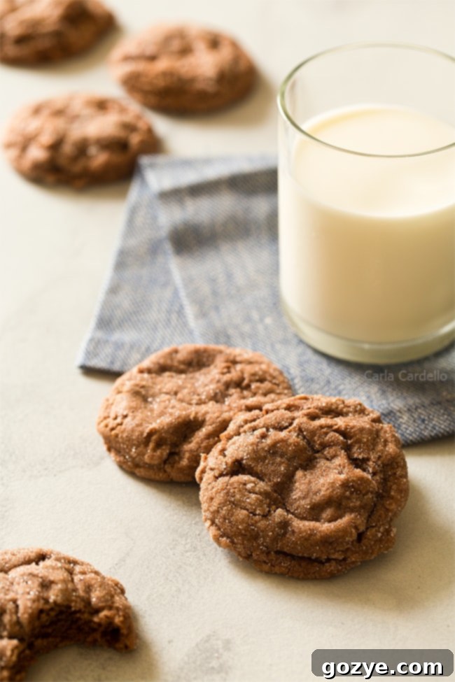 Soft and chewy Peanut Butter Nutella Crinkle Cookies, perfectly crinkled and ready to be enjoyed. A delightful blend of chocolate hazelnut and peanut butter flavors for a unique treat.