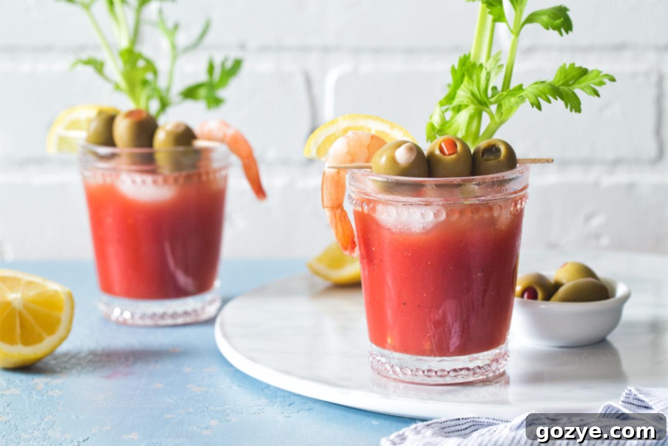 Small Batch Bloody Mary Recipe made without bloody mary mix