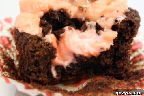 Chocolate Cherry Brownie Cupcakes Recipe Overview