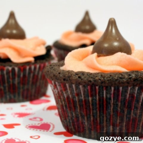 Chocolate Cherry Brownie Cupcakes