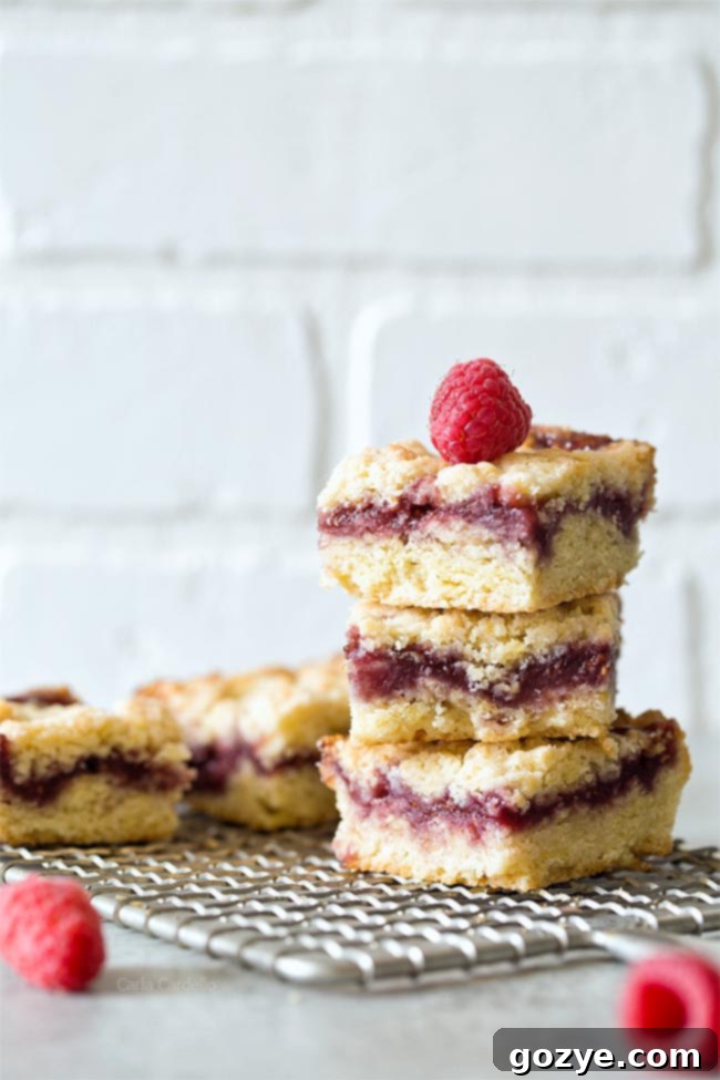 These Small Batch Raspberry Crumb Bars made in a loaf pan are a perfect, cozy dessert.