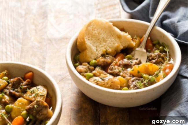 Instant Pot Beef Stew - Dinner For Two