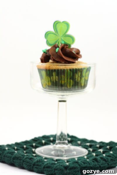 Irish Cream Cupcakes for St. Patrick's Day