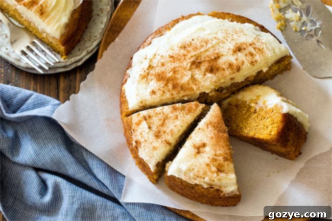 Several slices of Small 6 Inch Pumpkin Cake