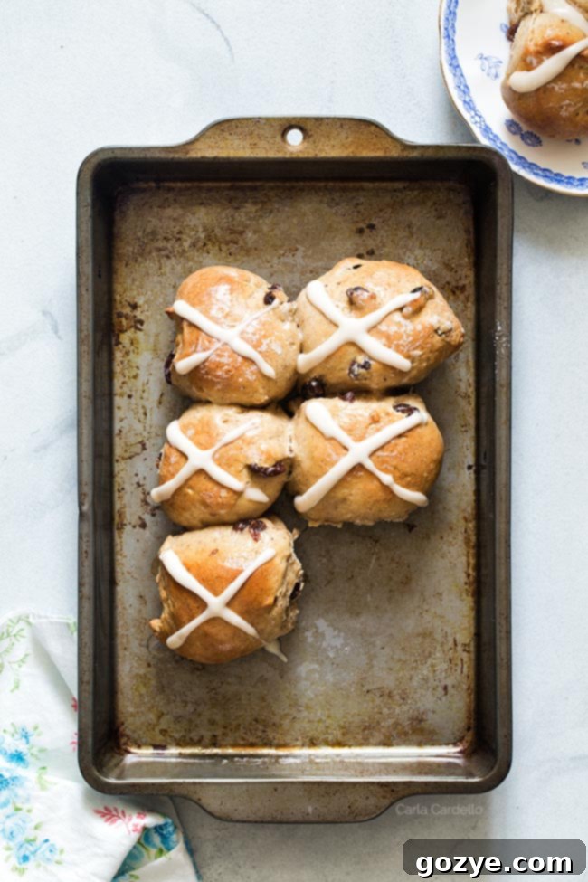 Small Batch Hot Cross Buns recipe