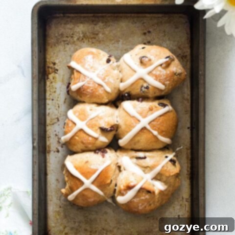 Small Batch Hot Cross Buns