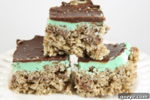 Preparing the Mint Filling for Rice Crispy Treats