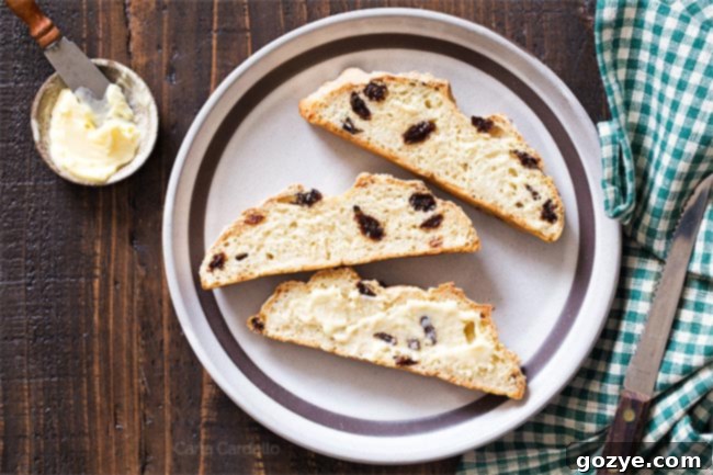 Irish Soda Bread Bites 5 Slices of Irish Soda Bread For Two