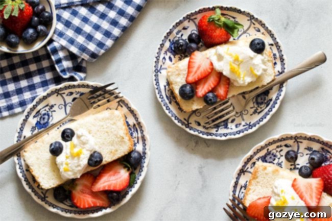 Angel Food Cake In A Loaf Pan made with leftover egg whites, showcasing its beautiful texture