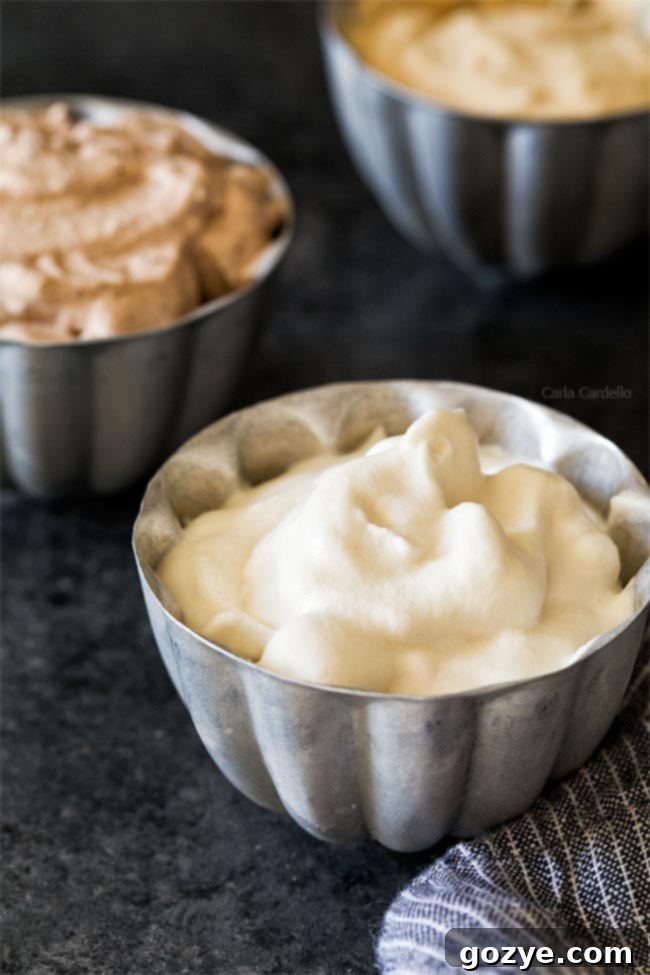 Close up of small batch whipped cream