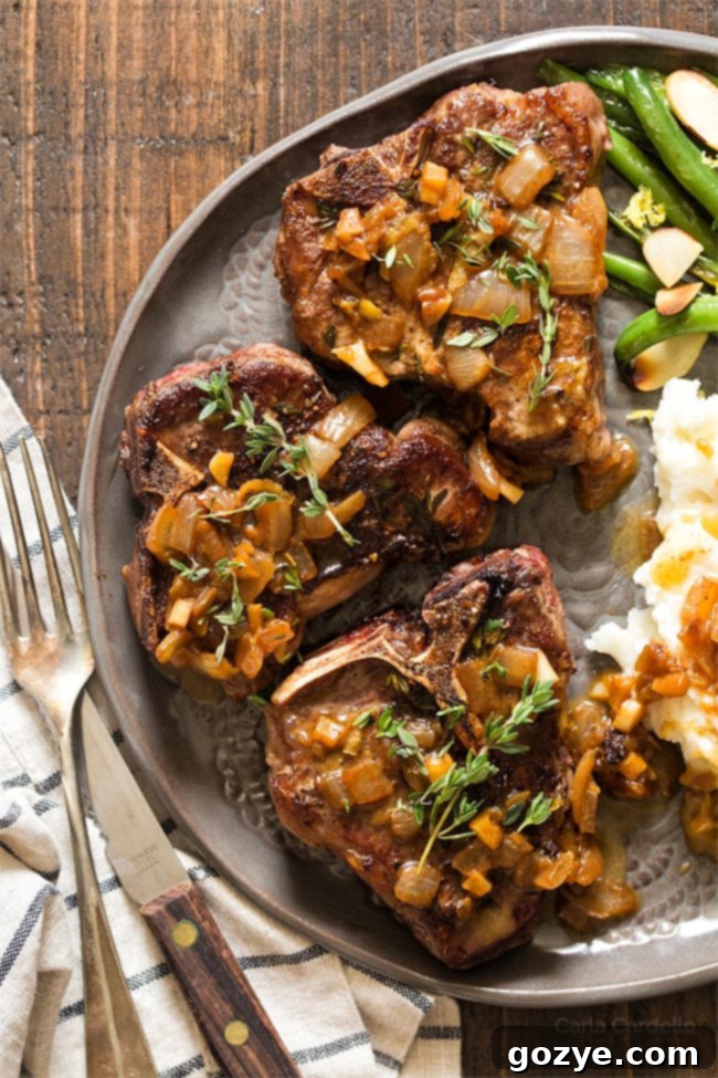 Pan Fried Lamb Chop Dinner For Two