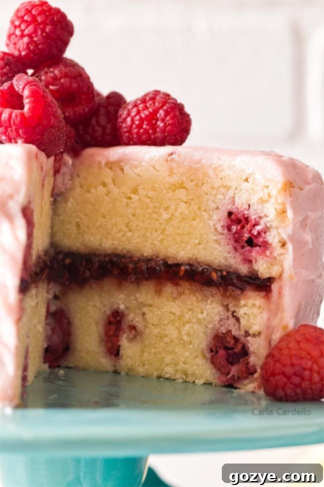 Lemon Raspberry Cake